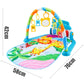 Baby Piano Play Gym with Music Mat and Sensory Toys