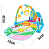 Baby Piano Play Gym with Music Mat and Sensory Toys