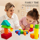 46PCS Soft Building Blocks | Educational Stackable Toys for Kids