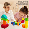 46PCS Soft Building Blocks | Educational Stackable Toys for Kids