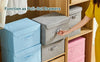 Fabric Organizer Bin with Lid for Home Storage