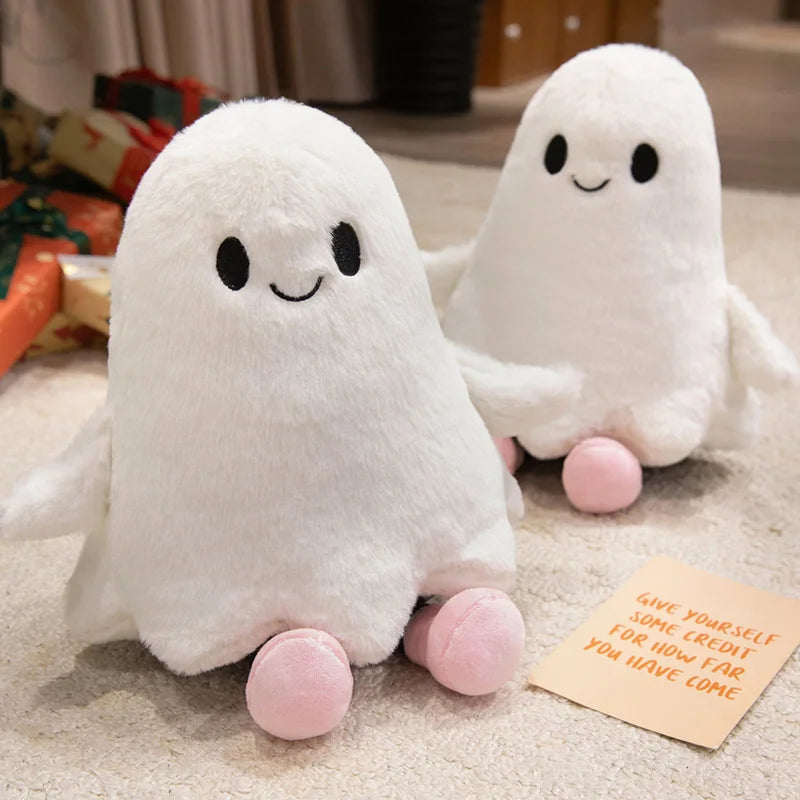 Cute Ghost Plush Toy - Soft Halloween Ghost Pillow for Kids & Room Decor