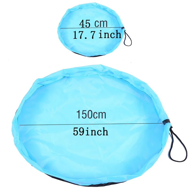 Toy Storage Play Mat Organizer