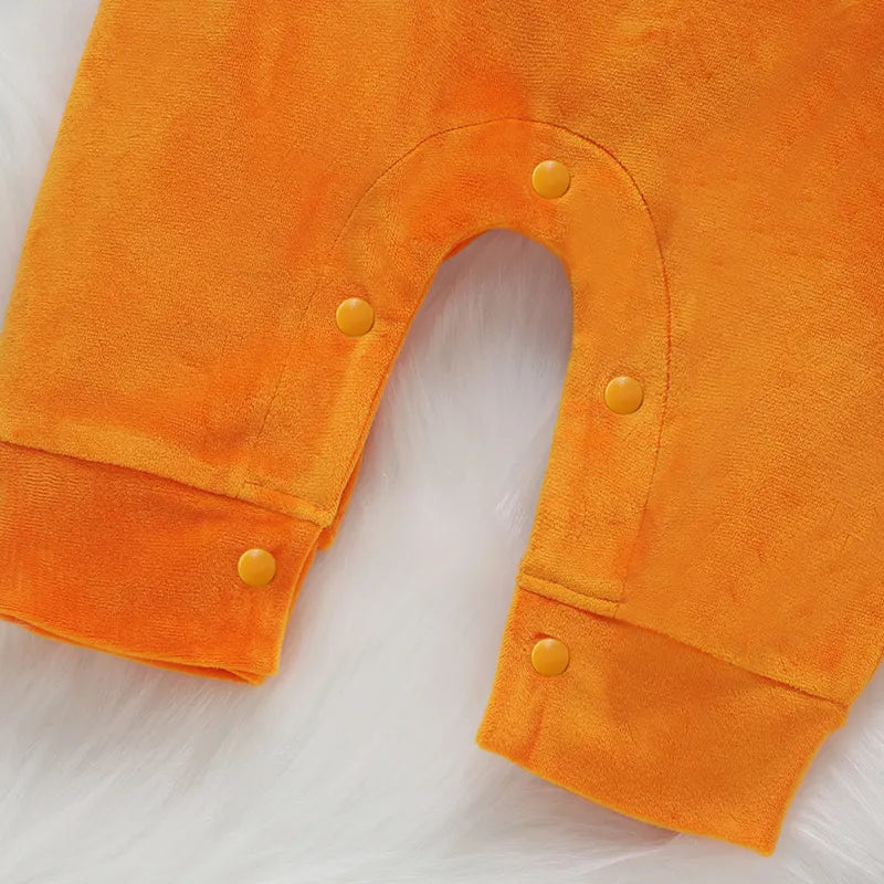 Pumpkin Crew Neck Baby/Infant Romper