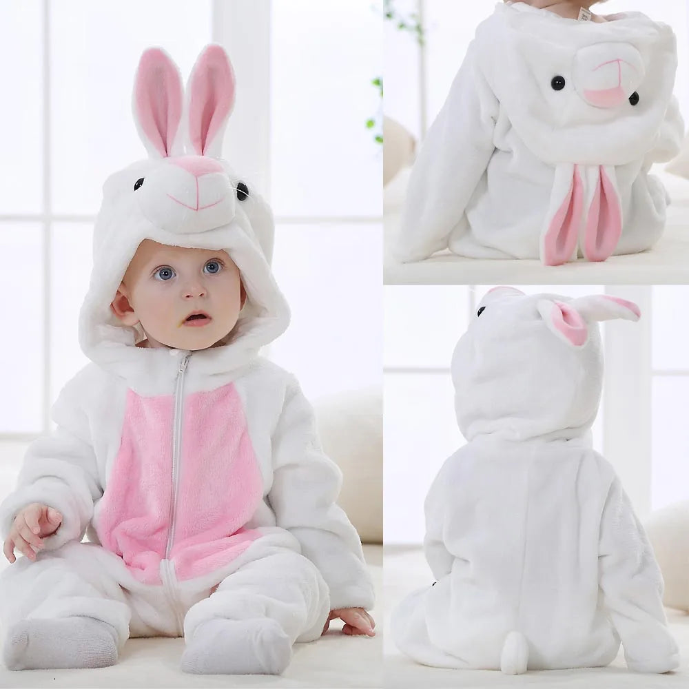 Kids Animal Onesie Pyjamas for Warm Winter Nights & Cozy Playtime