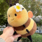 Honey Bee Plush Toy - 20cm Soft Kawaii Stuffed Animal for Kids & Nursery Gifts