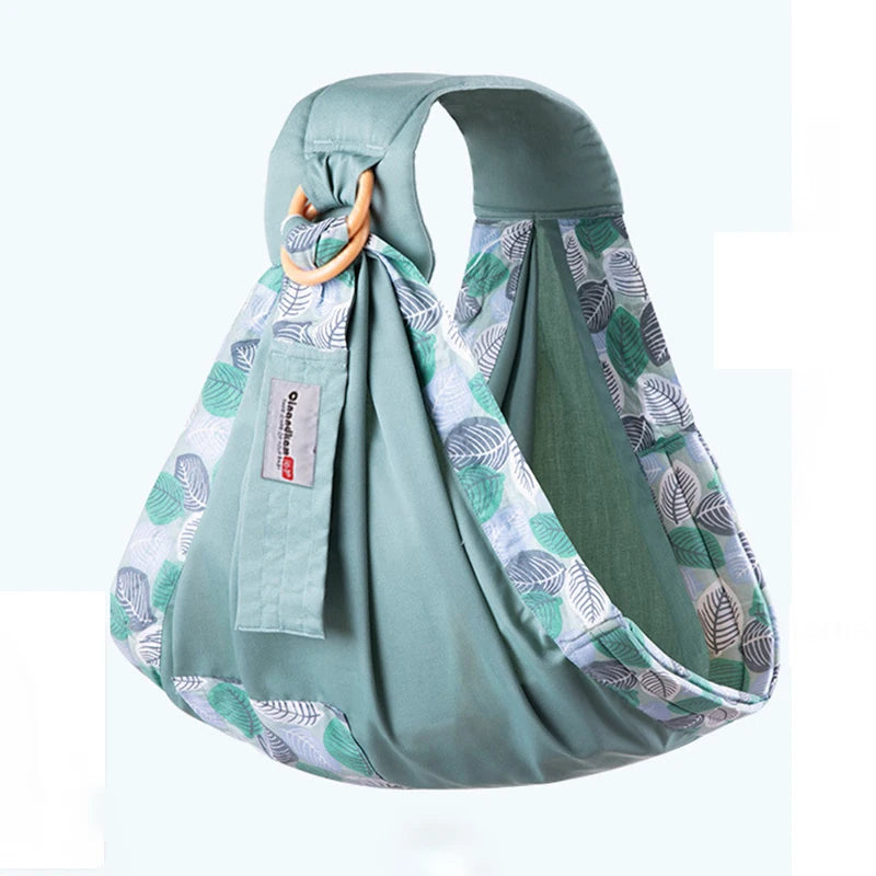 Adjustable Baby Wrap Carrier & Nursing Cover – Soft Breathable Sling (0–36 Months)