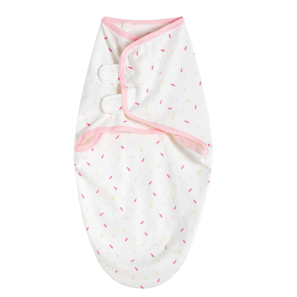 100% Cotton Newborn Swaddle Wrap for Calm, Cozy Sleep