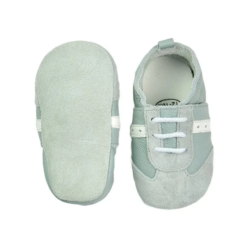 WildStep Leather Baby Moccasins | Animal Soft Sole First Walker Shoes 0-24M