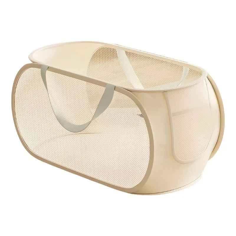 Foldable Mesh Toy Storage Basket