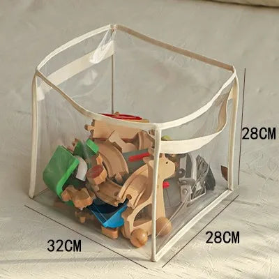 Transparent Toy Storage Box for Kids