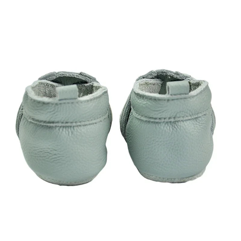 WildStep Leather Baby Moccasins | Animal Soft Sole First Walker Shoes 0-24M