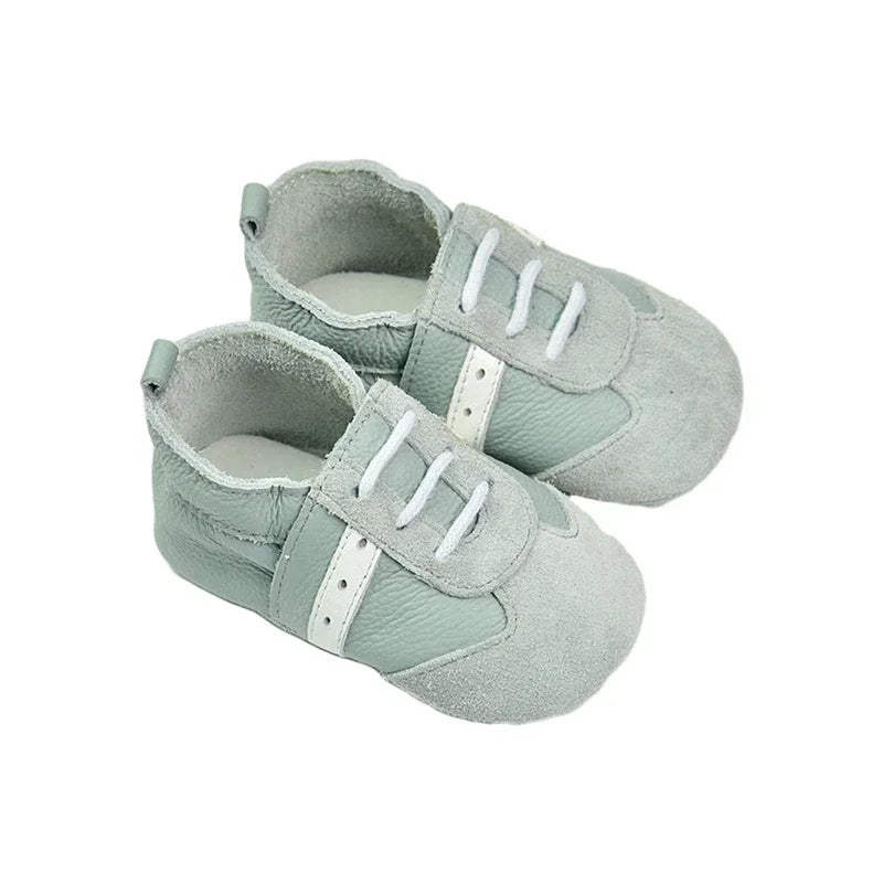 WildStep Leather Baby Moccasins | Animal Soft Sole First Walker Shoes 0-24M