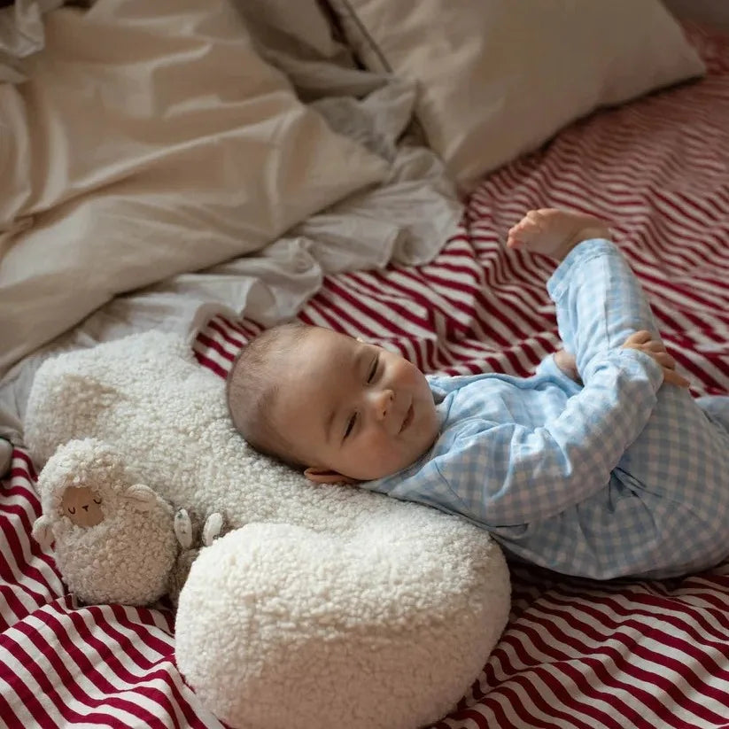 Lambswool Alphabet Pillows – Soft Plush Letter Cushion for Nursery and Playrooms