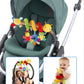 Colorful Hanging Baby Spiral Toy for Car Seat and Crib