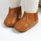 LittleStep Vintage Baby Booties | Warm Anti-Slip Soft Sole Infant Shoes 0-18M