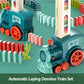 Domino Train Set for Kids with Light and Sound