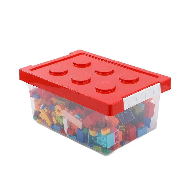 Colorful Stackable Building Block Storage Boxes