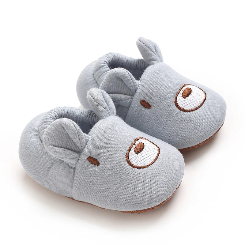 TinyPaws Animal Baby Crib Shoes | Soft Sole Non-Slip Newborn Booties 0-18M