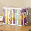 Clear Book Storage Box with Handles