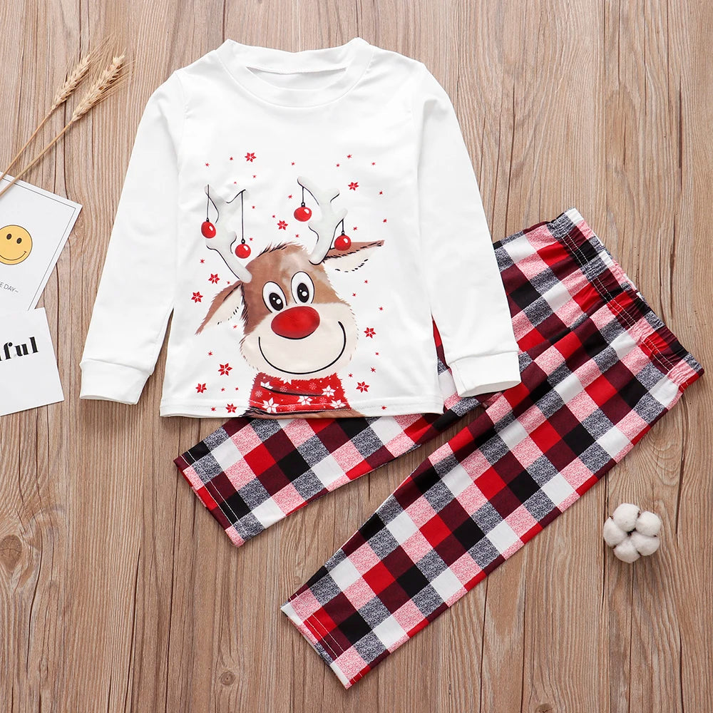 Cozy Reindeer Family Pajama Set