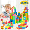 46PCS Soft Building Blocks | Educational Stackable Toys for Kids