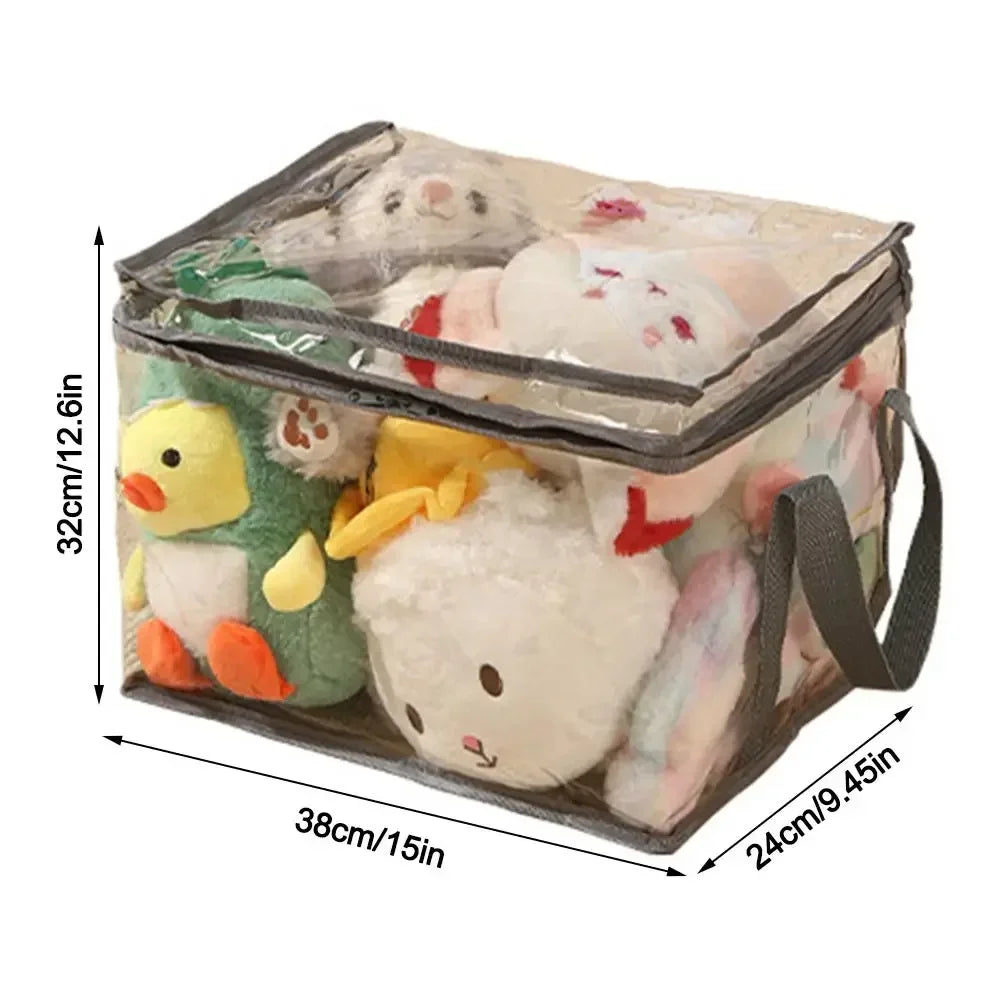 Clear PVC Toy Storage Box – Waterproof Foldable Organizer