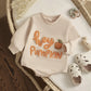 Embroidered Pumpkin Baby Romper