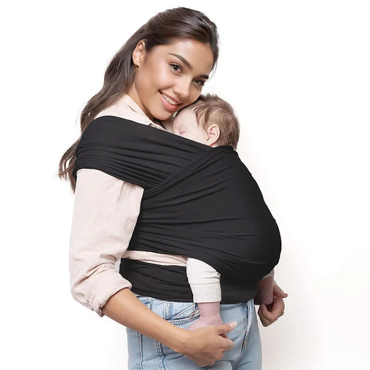 Stretch Baby Wrap Carrier – Hands-Free Newborn to Toddler Sling