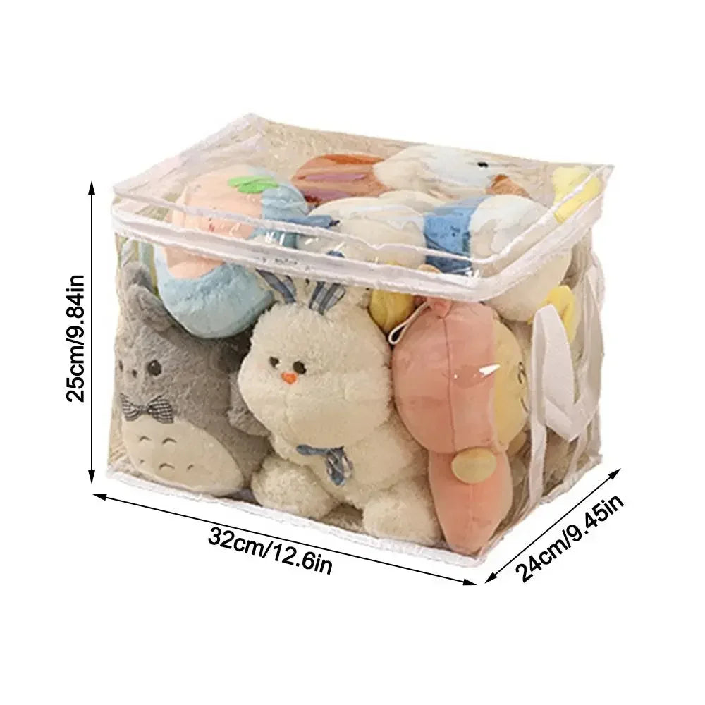 Clear PVC Toy Storage Box – Waterproof Foldable Organizer