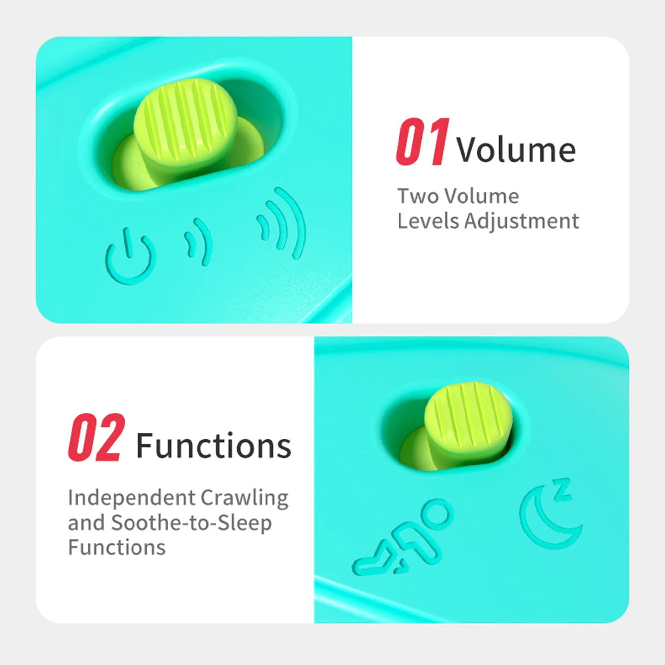 Crawling Turtle Toy with Music and Lights for Babies