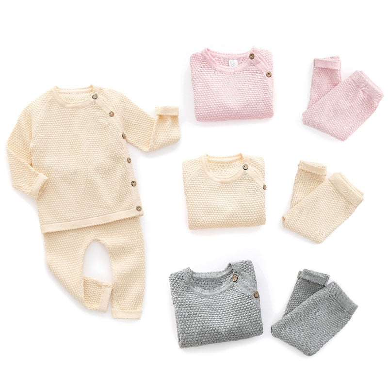 Knitted Sweater and Pant Set