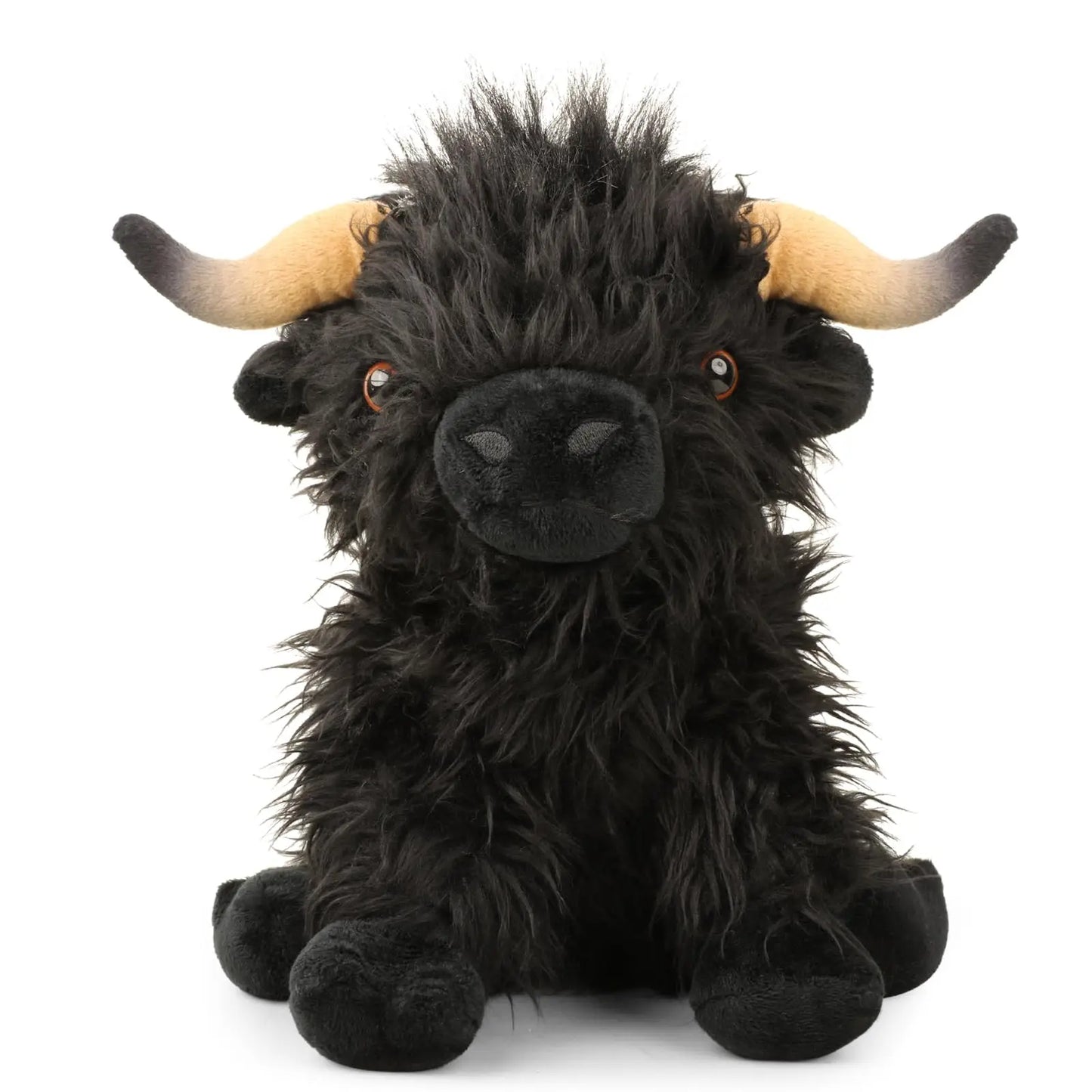 Highland Cow Plush Toy - 25cm Soft Stuffed Farm Animal for Kids