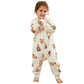Warm Flannel Kids Sleepsack Pyjamas with Cute Cartoon Animal Prints
