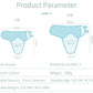 100% Cotton Newborn Swaddle Wrap for Calm, Cozy Sleep