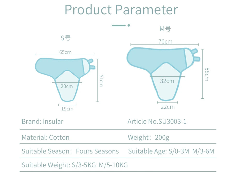 100% Cotton Newborn Swaddle Wrap for Calm, Cozy Sleep