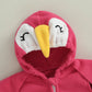 Baby Bird Costume Romper - Hooded Parrot Outfit with Wing Sleeves & Socks