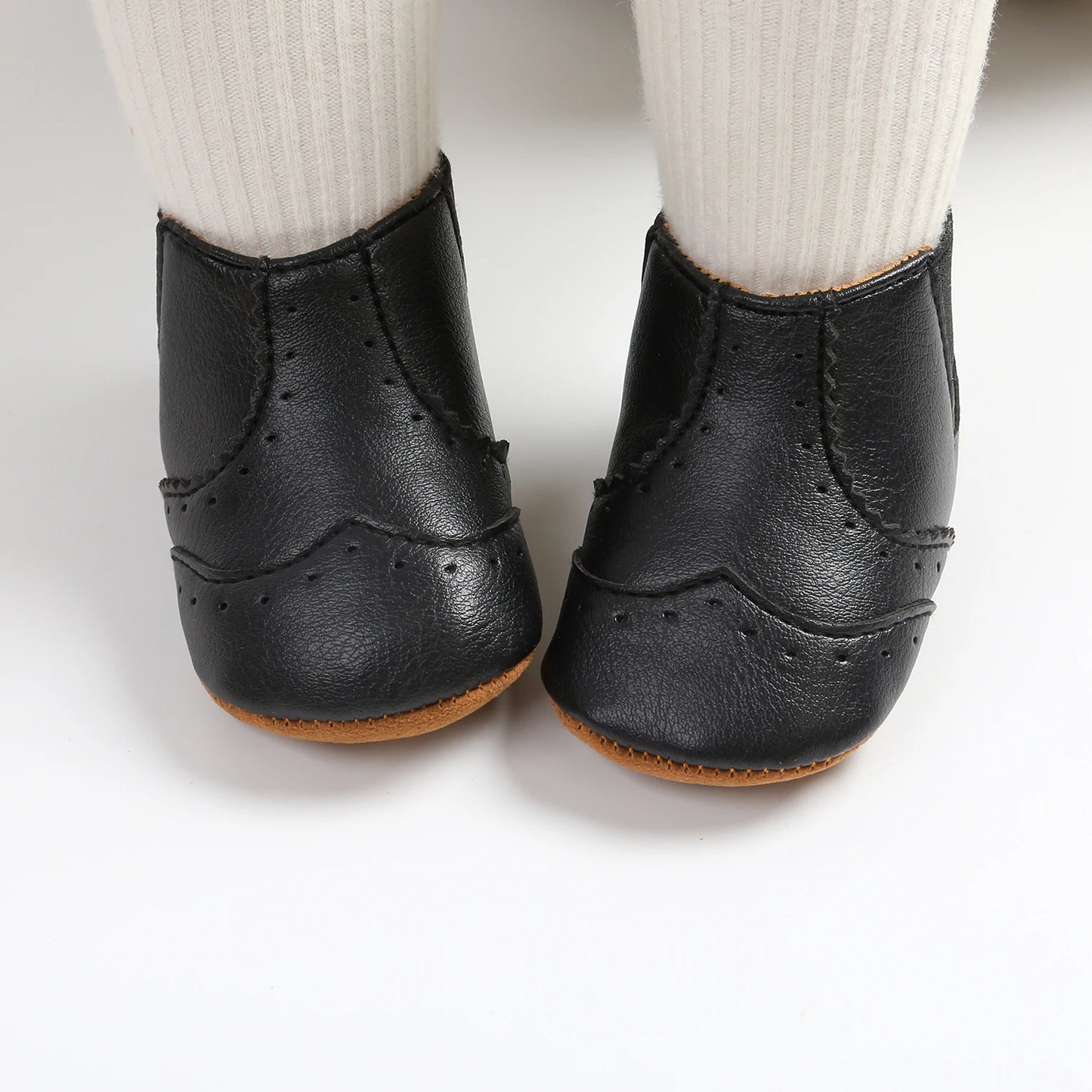 LittleStep Vintage Baby Booties | Warm Anti-Slip Soft Sole Infant Shoes 0-18M