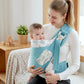 Adjustable Baby Wrap Carrier & Nursing Cover – Soft Breathable Sling (0–36 Months)