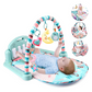 Baby Piano Play Gym with Music Mat and Sensory Toys