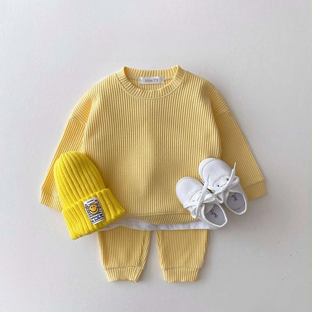 Waffle Baby Clothing Set