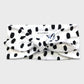 Black Dalmatian Baby Knot Headband Kit & Cradle