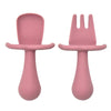 Mini Silicone Baby Spoon & Fork