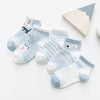 Cute Baby Socks (5 Pairs)