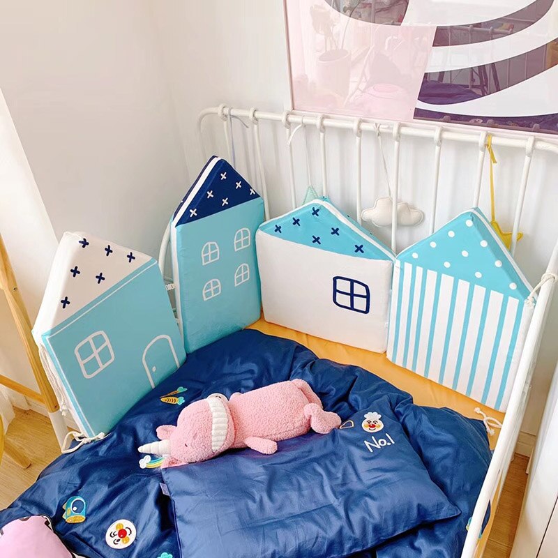 Cartoon House Baby Bumper