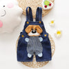 Animal Designed Denim Baby Overalls