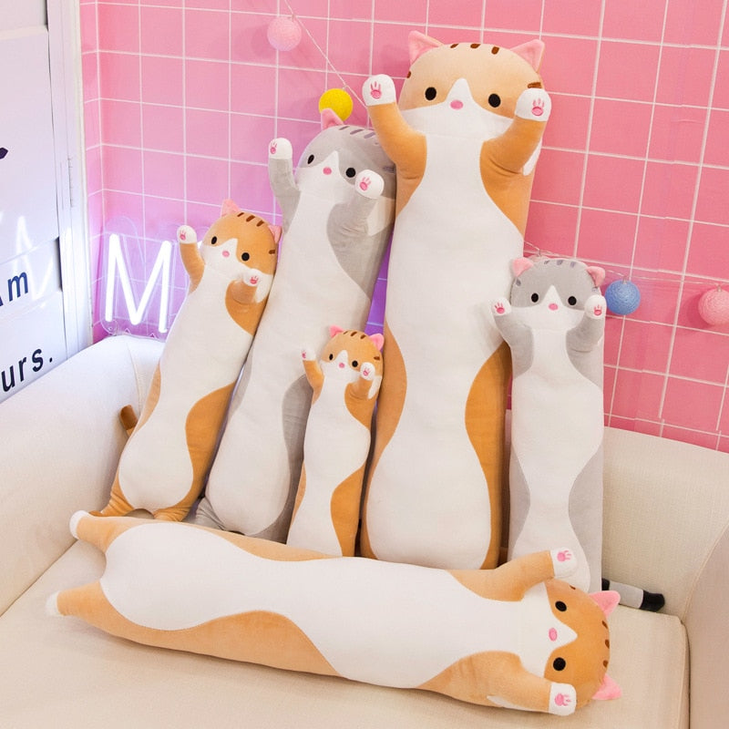 Long Cat Plush Pillow