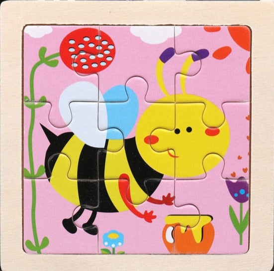 Wooden Cartoon Puzzle