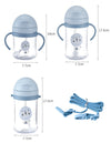 Cute Animal Feeding Bottle With Straw
