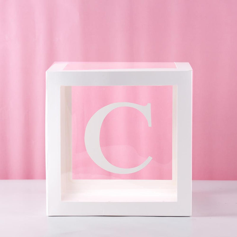 Transparent Baby Name Letter Box